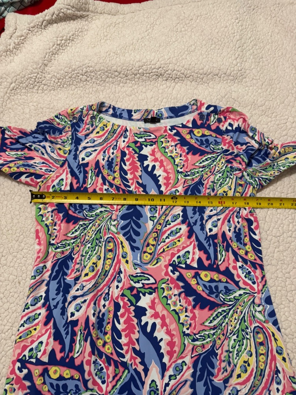 Talbots 3/4 sleeve dress - Picture 3 of 5